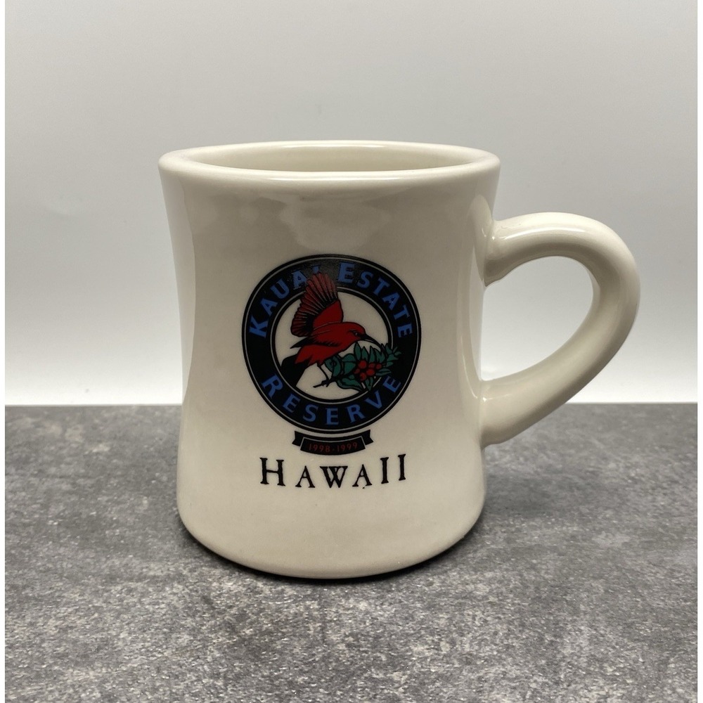 Kauai Coffee Co. Estate Reserve Hawaii 10 oz Ceramic Diner Coffee Mug Tea Cup A